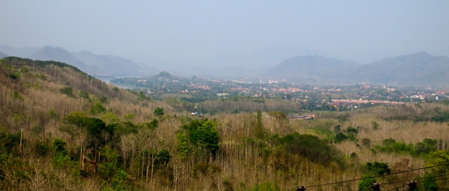 View of Luang Prabang from afar