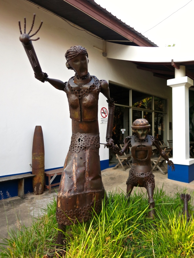 Statue outside the Visitor Center