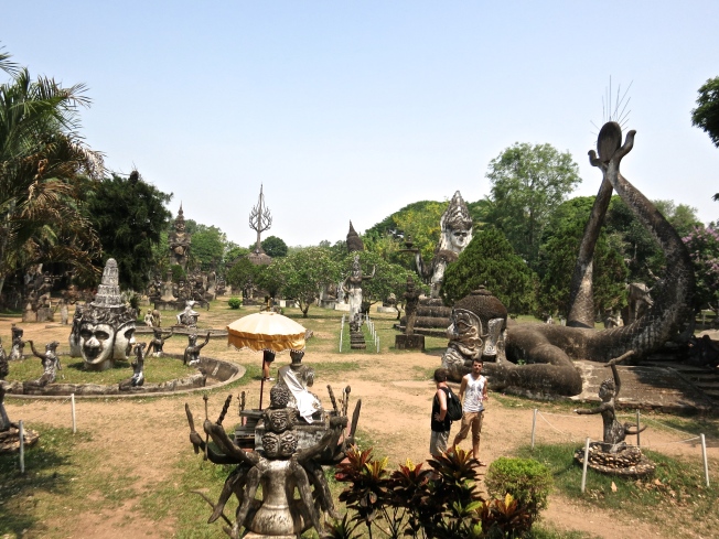 Buddha Park from the pagoda