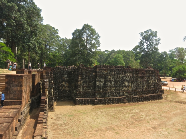 View of the terrace of the Leper King