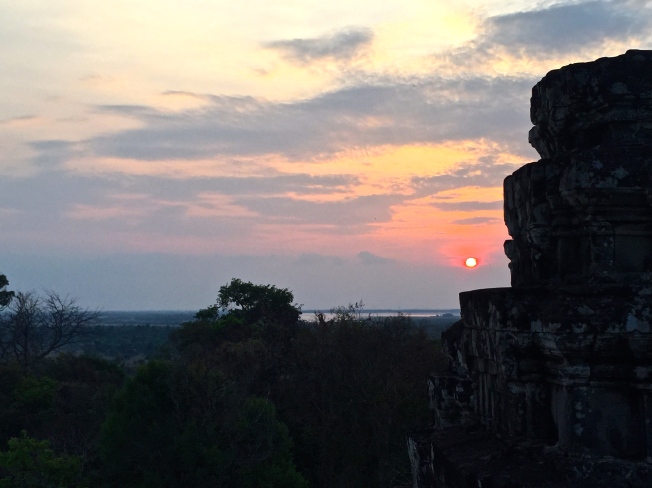 Sunset over the West Baray